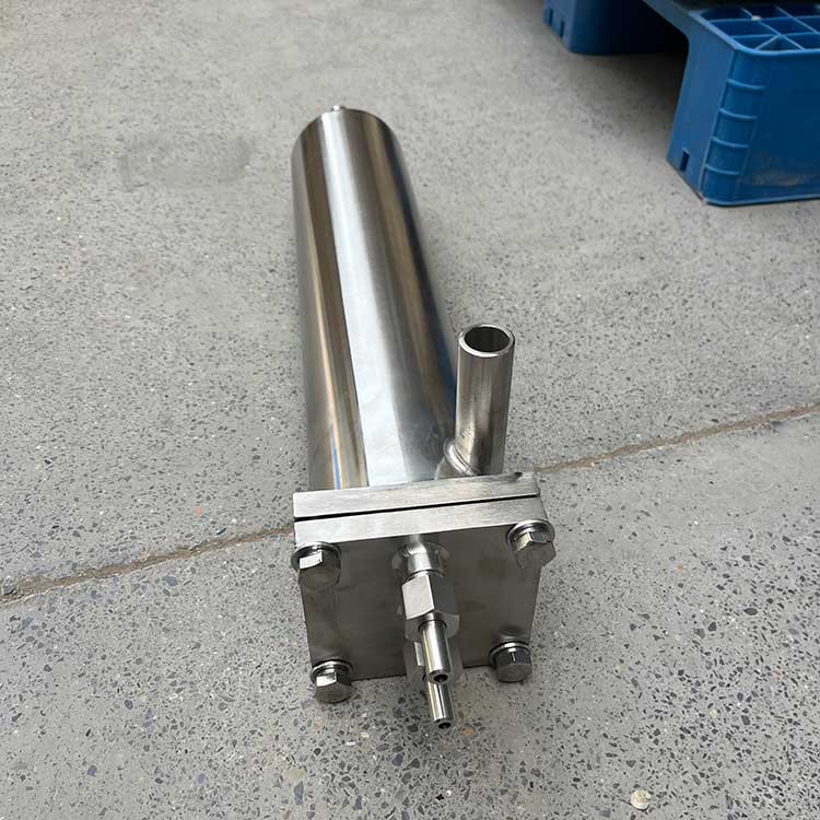 華豫供應(yīng)水樣冷卻器 不銹鋼材質(zhì) 內(nèi)置盤(pán)管 電廠取樣裝置